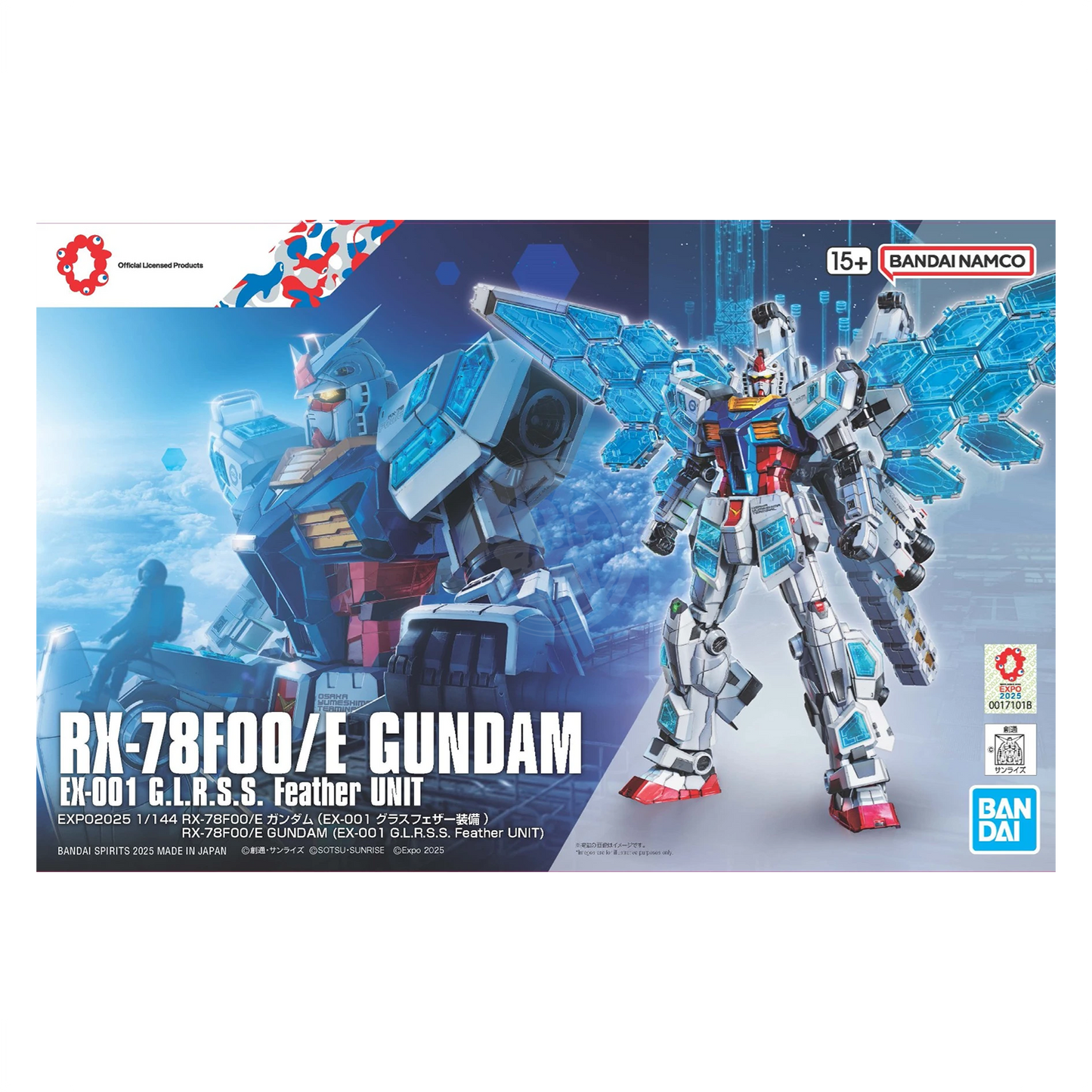 1/144 RX-78F00/E GUNDAM [EX-001 G.L.R.S.S. Feather Unit]