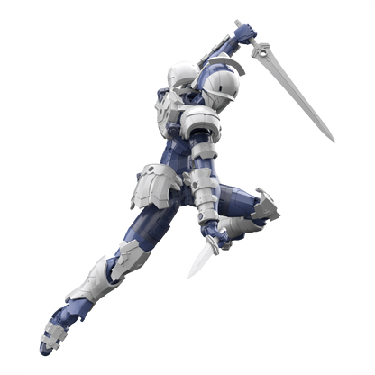 Bandai 30MF Rosan Swordman model kit featuring a detailed robotic sword-wielding figure.