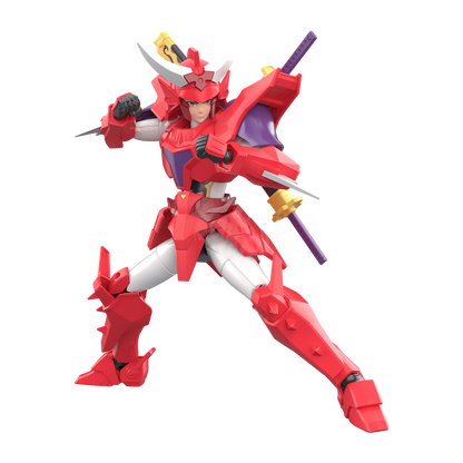 Bandai 30MF Yoroi-Shinden Samurai Troopers Gai of the Heat model kit, detailed figure from Ronin Warriors series.