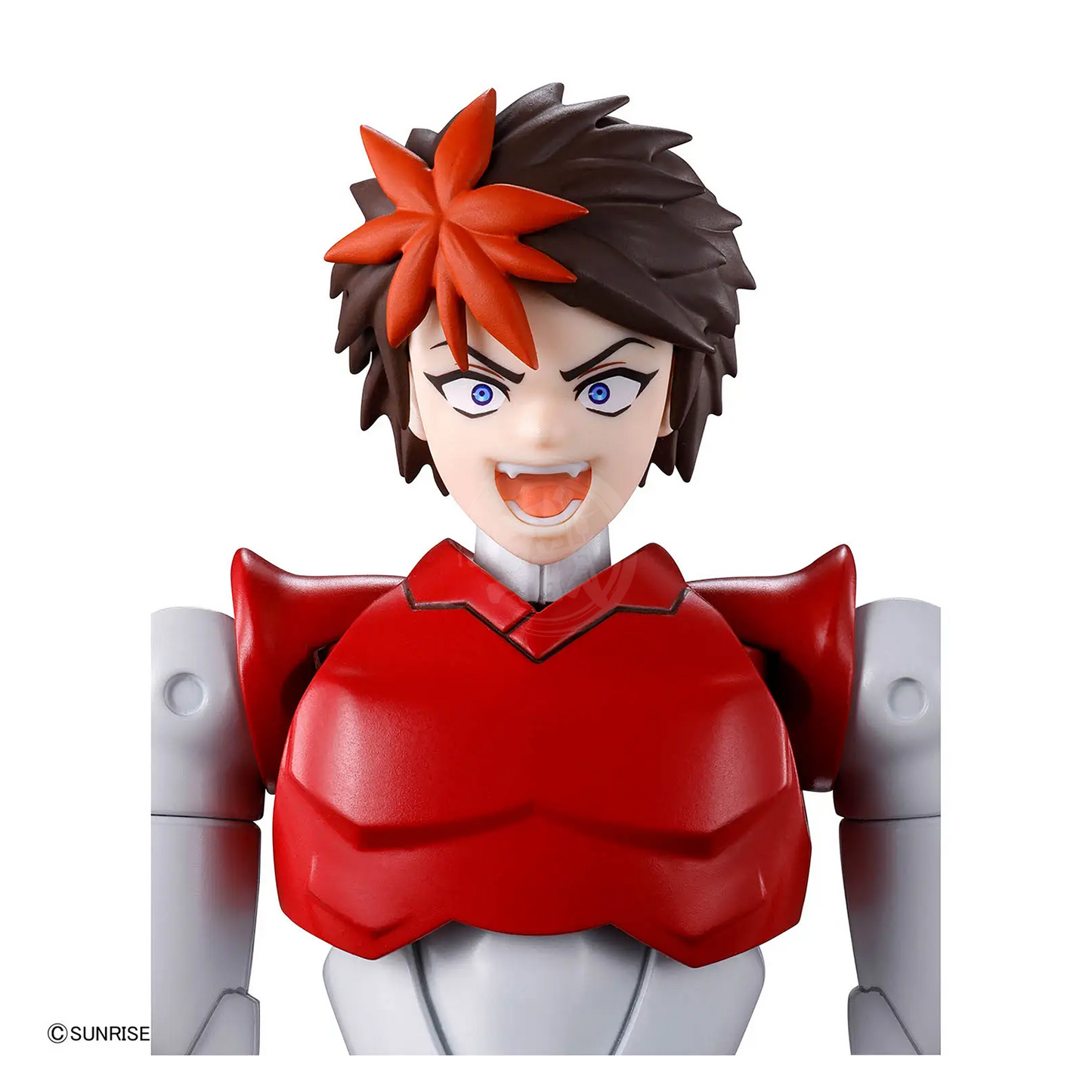 Bandai 30MF Yoroi-Shinden Samurai Troopers Gai of the Heat model kit, detailed plastic figure from Ronin Warriors series.
