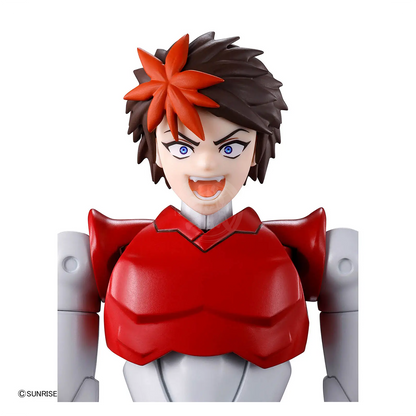 Bandai 30MF Yoroi-Shinden Samurai Troopers Gai of the Heat model kit, detailed plastic figure from Ronin Warriors series.