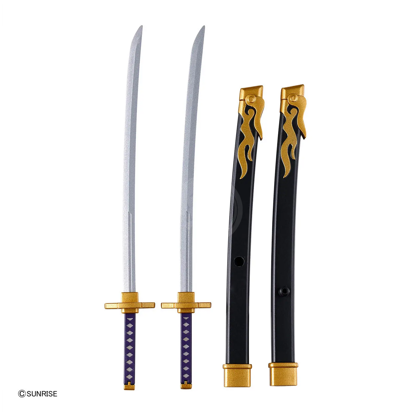 Bandai 30MF Yoroi-Shinden Samurai Troopers Gai of the Heat model kit featuring detailed action figure with armor and weapon accessories.