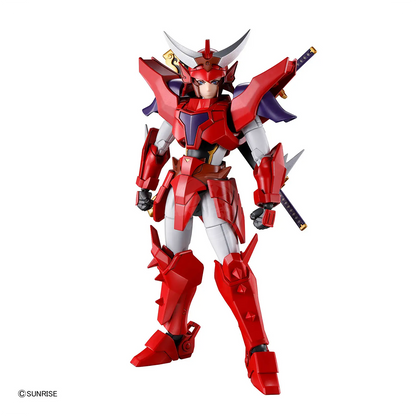 Bandai 30MF Yoroi-Shinden Samurai Troopers Gai of the Heat model kit, detailed plastic figure from Ronin Warriors series.