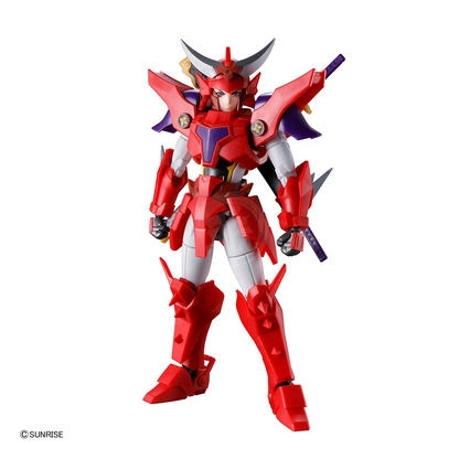 Bandai 30MF Yoroi-Shinden Samurai Troopers Gai of the Heat model kit featuring detailed armor and poseable figures from Ronin Warriors series.
