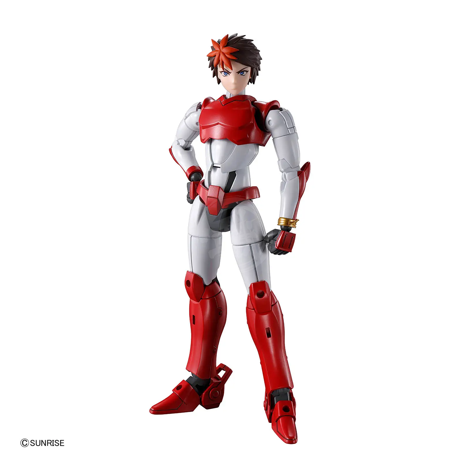 Bandai 30MF Yoroi-Shinden Samurai Troopers Gai of the Heat model kit, detailed plastic figure from Ronin Warriors series.