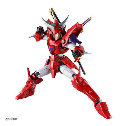Bandai 30MF Yoroi-Shinden Samurai Troopers Gai of the Heat model kit, detailed plastic figure from Ronin Warriors series.