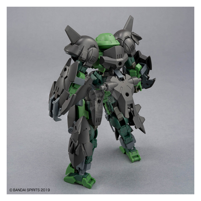 Bandai 30MM Full Armor Portanova model kit with detailed armor parts and articulated joints, perfect for model building enthusiasts.