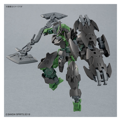 Bandai 30MM Full Armor Portanova model kit featuring detailed armor and weapon parts on a neutral background.