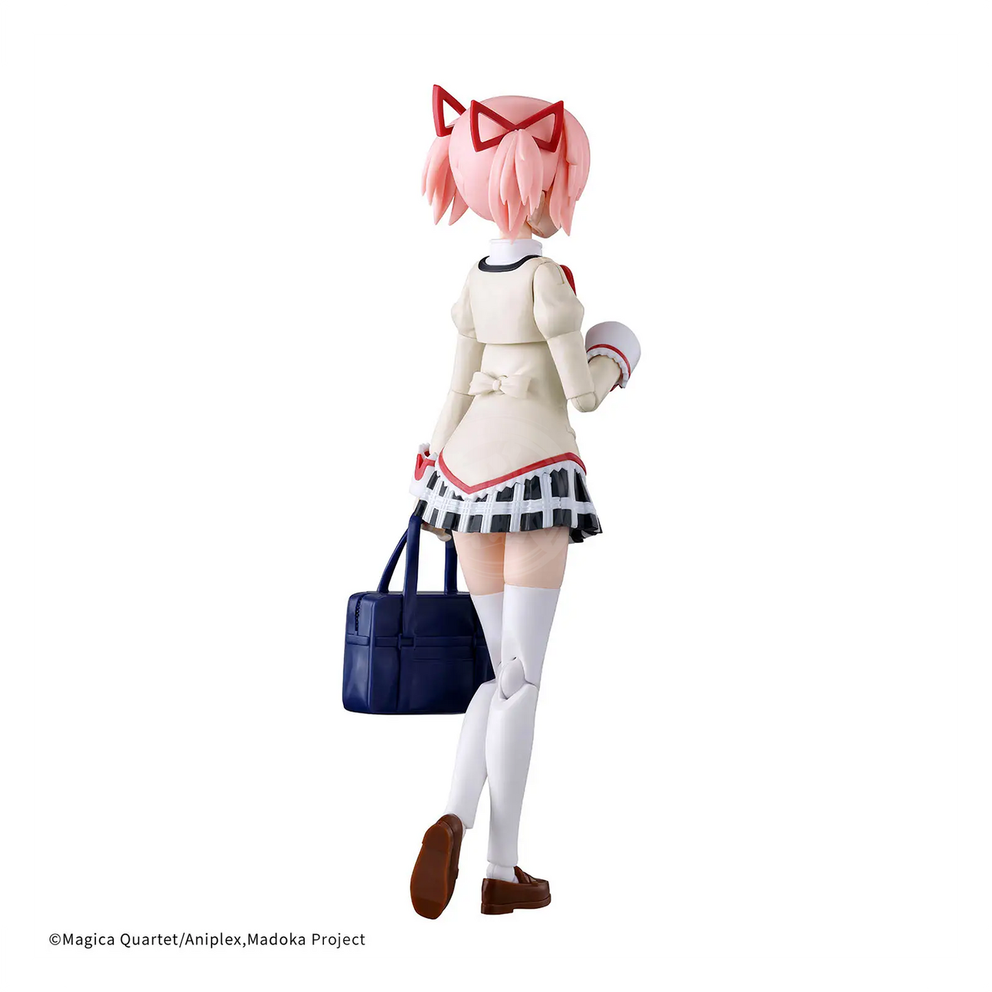 Bandai 30MP Madoka Kaname model kit in school uniform, detailed plastic figure from the School Uniform Ver. collection.