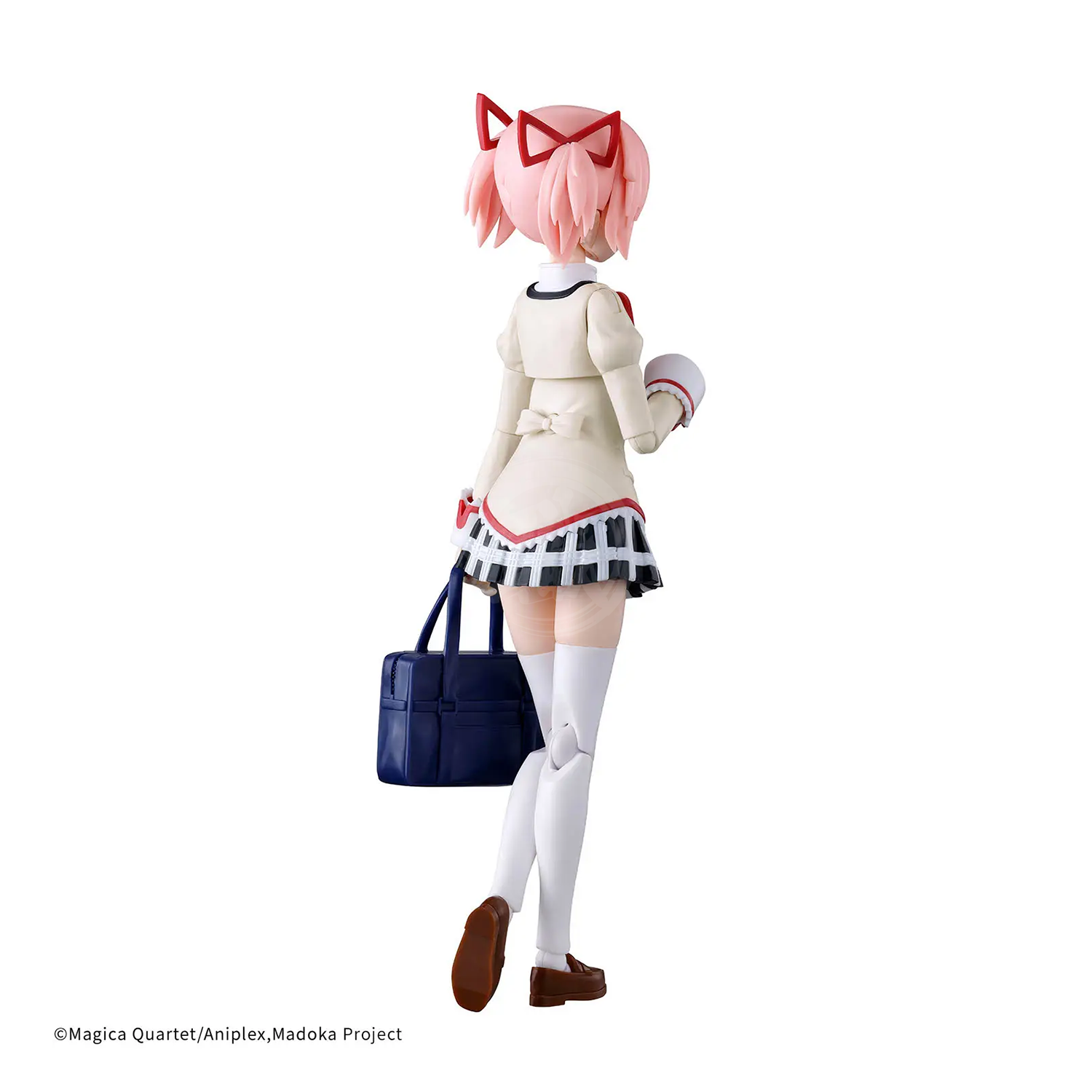 Bandai 30MP Madoka Kaname model kit in school uniform, detailed plastic figure from the School Uniform Ver. collection.