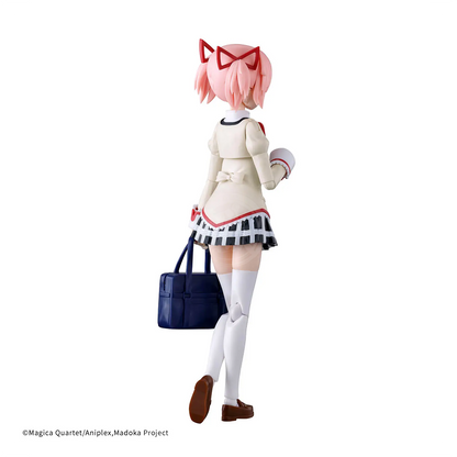 Bandai 30MP Madoka Kaname model kit in school uniform, detailed plastic figure from the School Uniform Ver. collection.