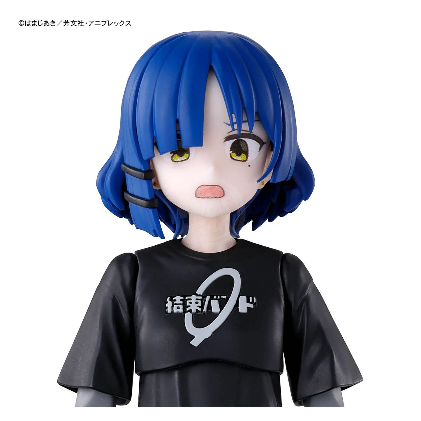 Bandai 30MP Ryo Yamada model kit, detailed plastic figure with intricate design, posed on a display stand.
