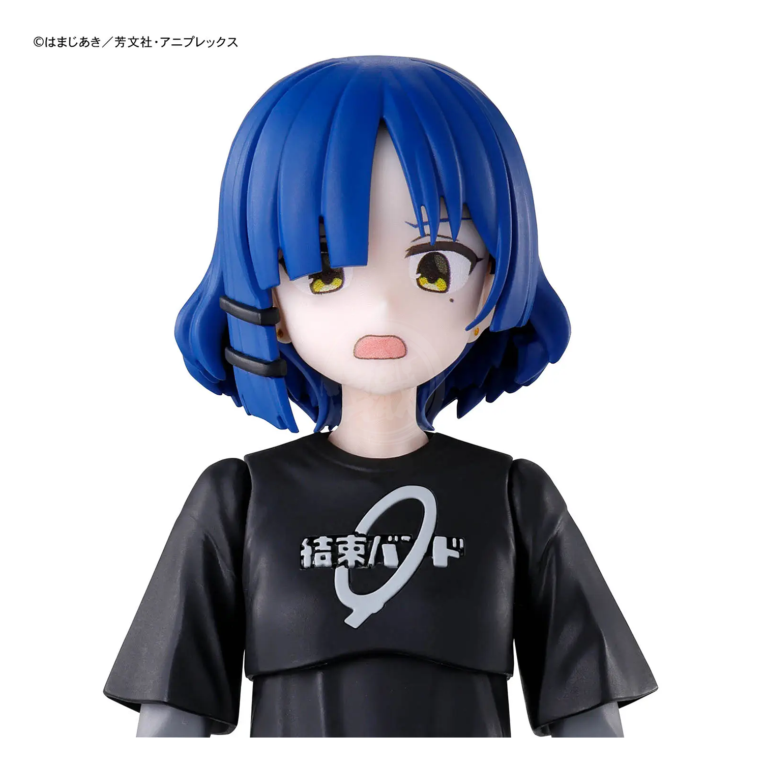 Bandai 30MP Ryo Yamada model kit, detailed plastic figure with intricate design, posed on a display stand.