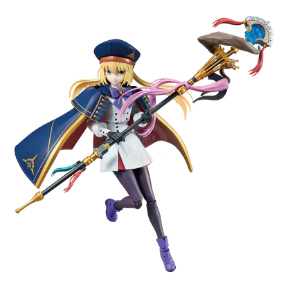 Bandai Fate/Grand Order 30MS Caster model kit featuring Altria Caster with detailed plastic parts and assembly components.