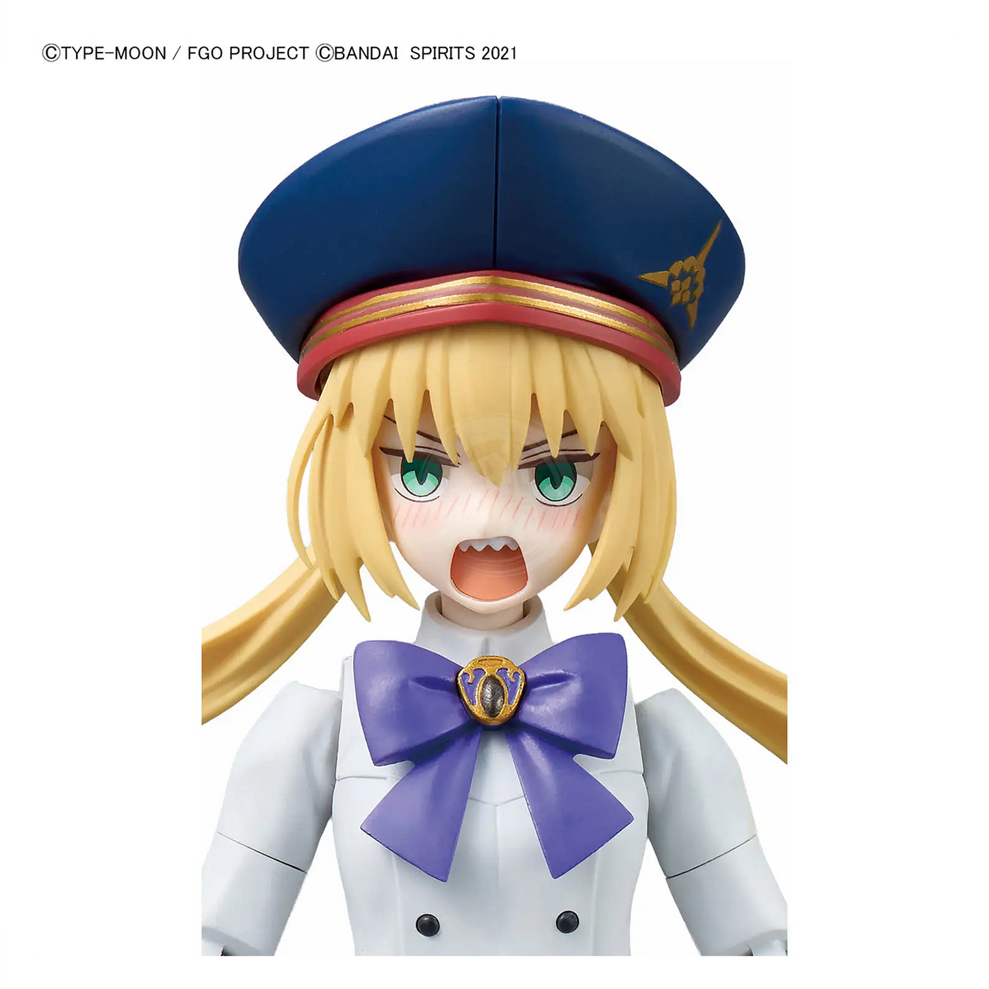 Bandai Fate Grand Order 30MS Caster model kit from Shokunin Gunpla series featuring detailed caster figure.