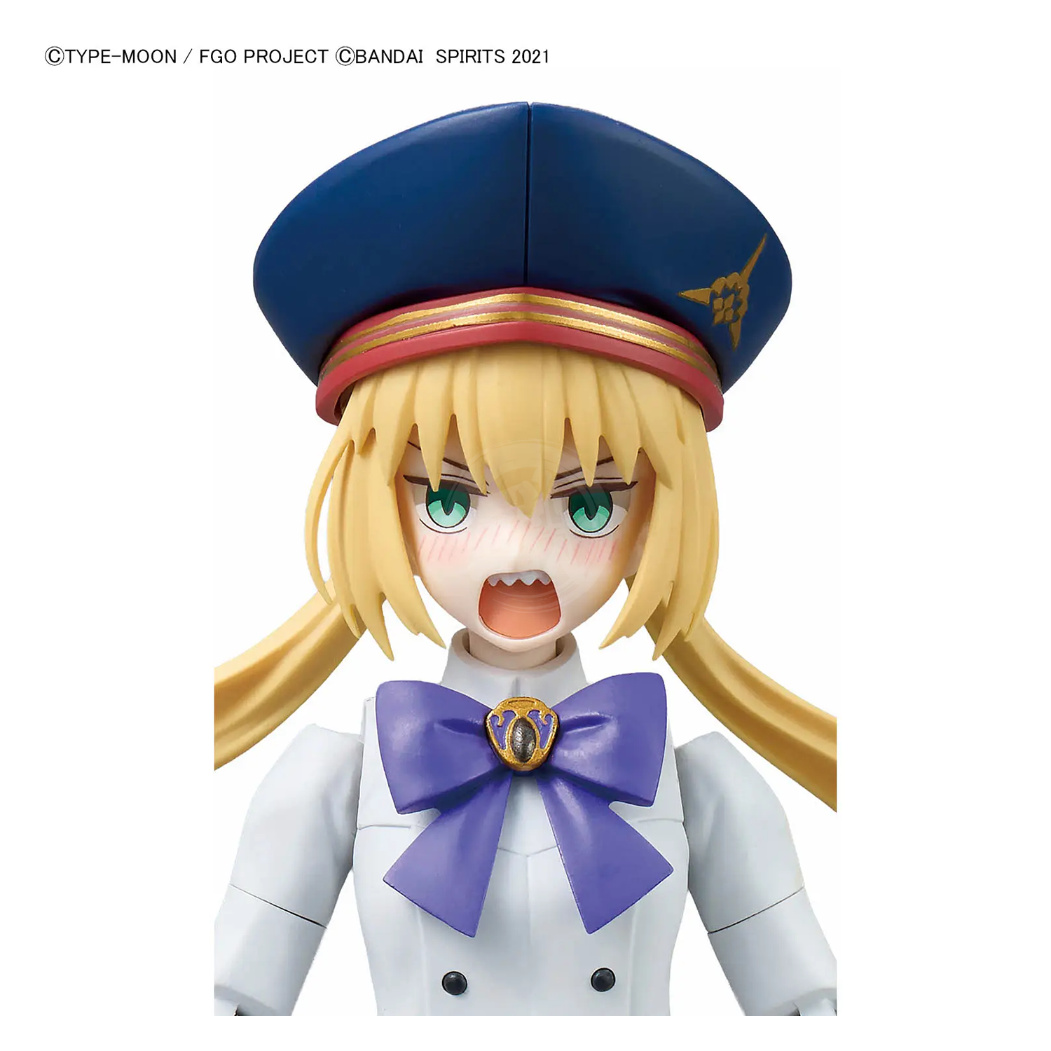 Bandai Fate Grand Order 30MS Caster model kit from Shokunin Gunpla series featuring detailed caster figure.