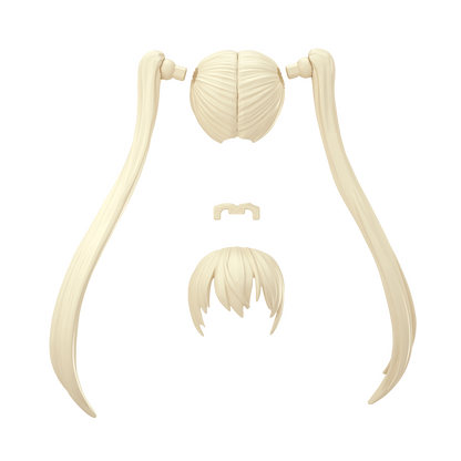 30MS Hair Style Parts [Vol.13] [Pigtails-1 Yellow-5]
