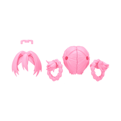 30MS Hair Style Parts [Vol.13] [Pigtails-10 Pink-3]