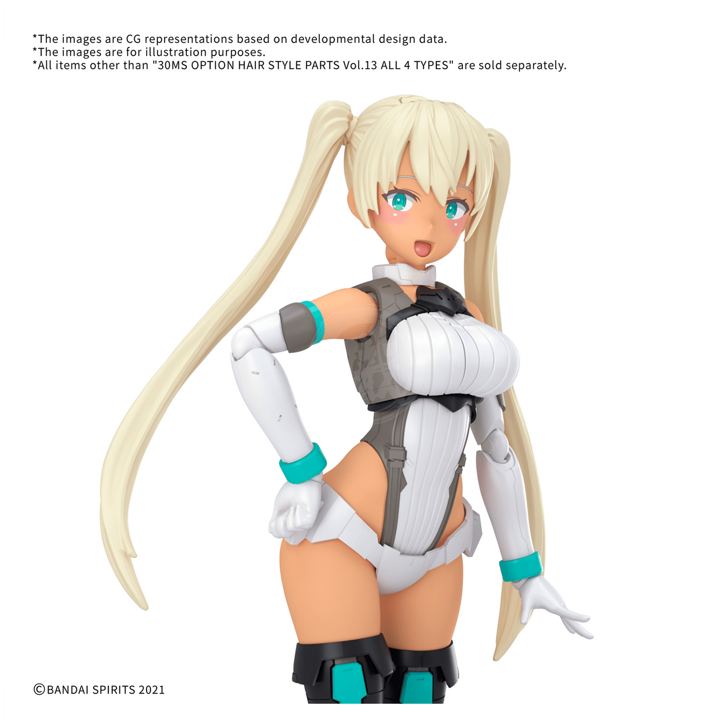30MS Hair Style Parts [Vol.13] [Pigtails-1 Yellow-5]