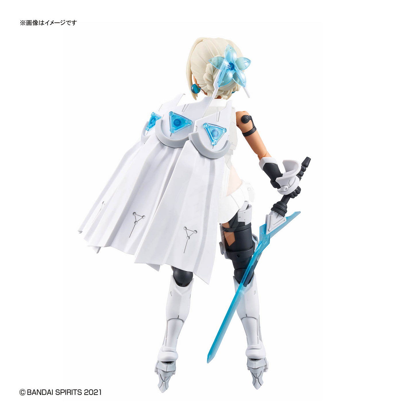 Bandai 30MS Parts Set 23 for Valkyrie costume model kit, featuring detailed accessories and components in color C.