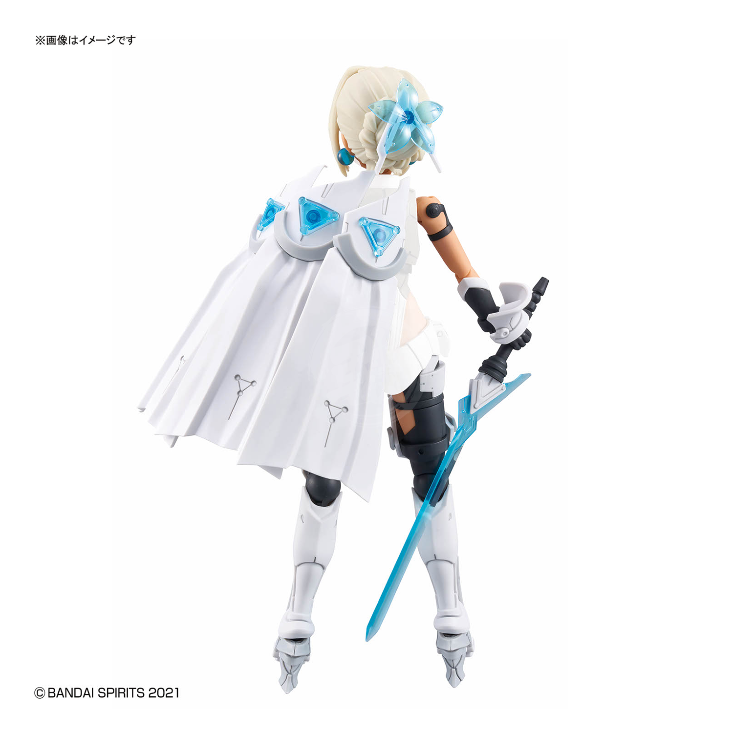 Bandai 30MS Parts Set 23 for Valkyrie costume model kit, featuring detailed accessories and components in color C.