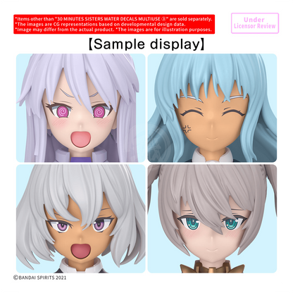 Water Decals [30 Minutes Sisters Multiuse 3]