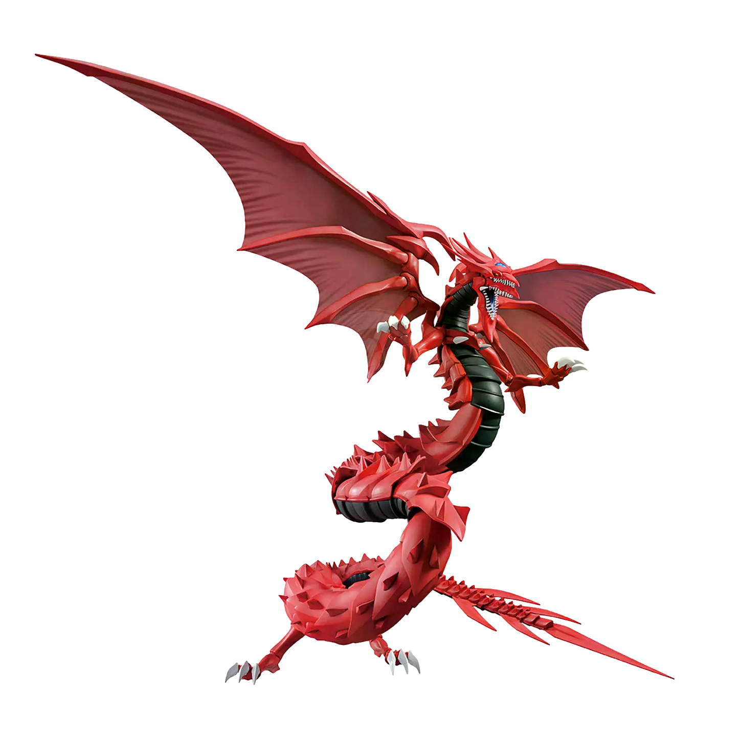 Bandai Figure-Rise Standard model kit of Amplified Slifer the Sky Dragon, detailed plastic figure with intricate design.