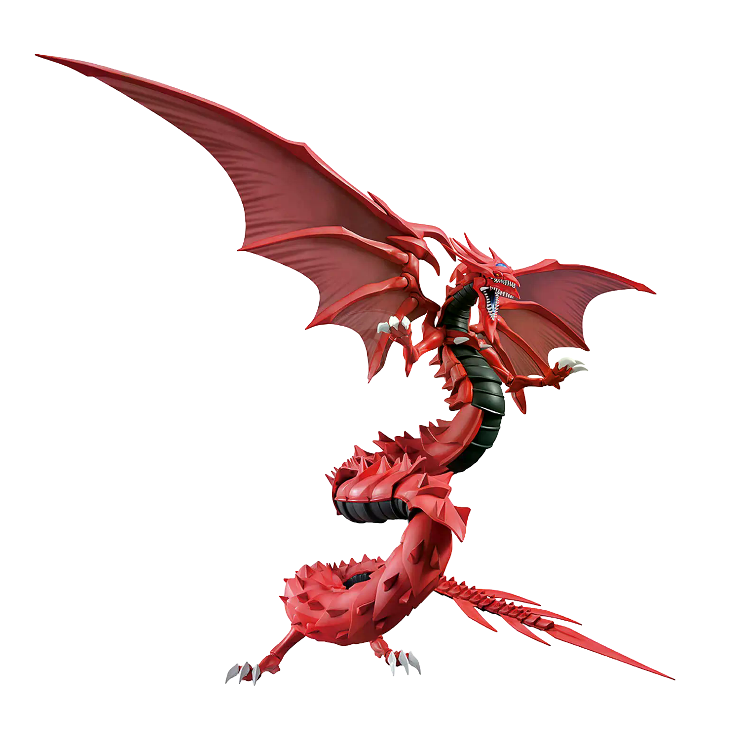 Bandai Figure-Rise Standard model kit of Amplified Slifer the Sky Dragon, detailed plastic figure with intricate design.