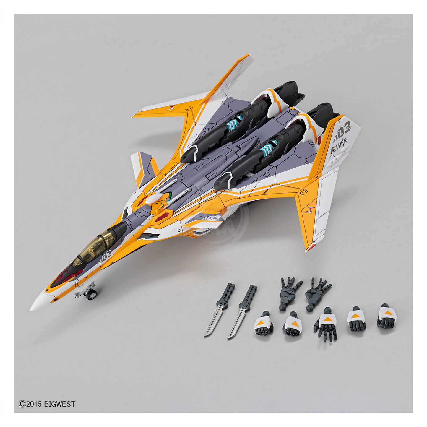 HG VF-31E Siegfried [Chuck Mustang Custom]