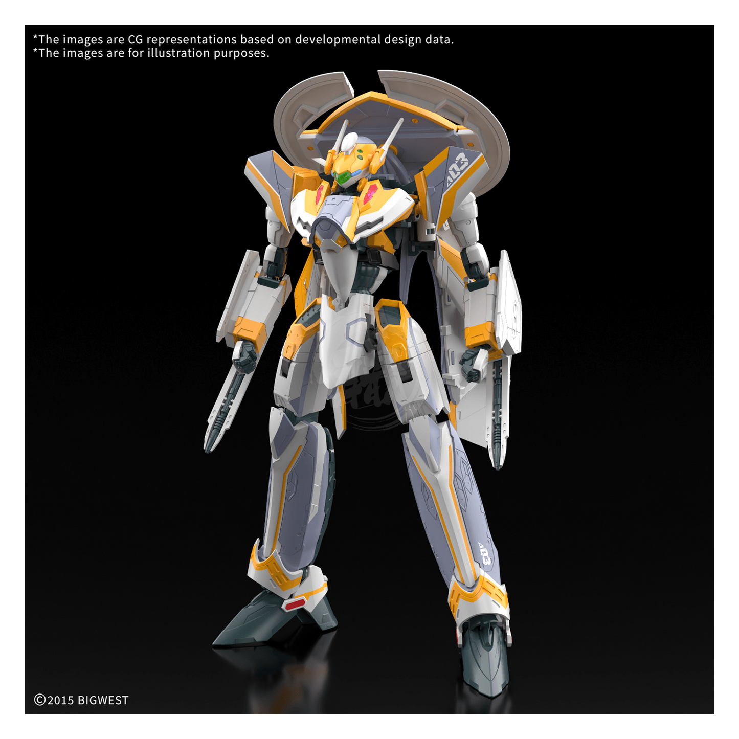HG VF-31E Siegfried [Chuck Mustang Custom]