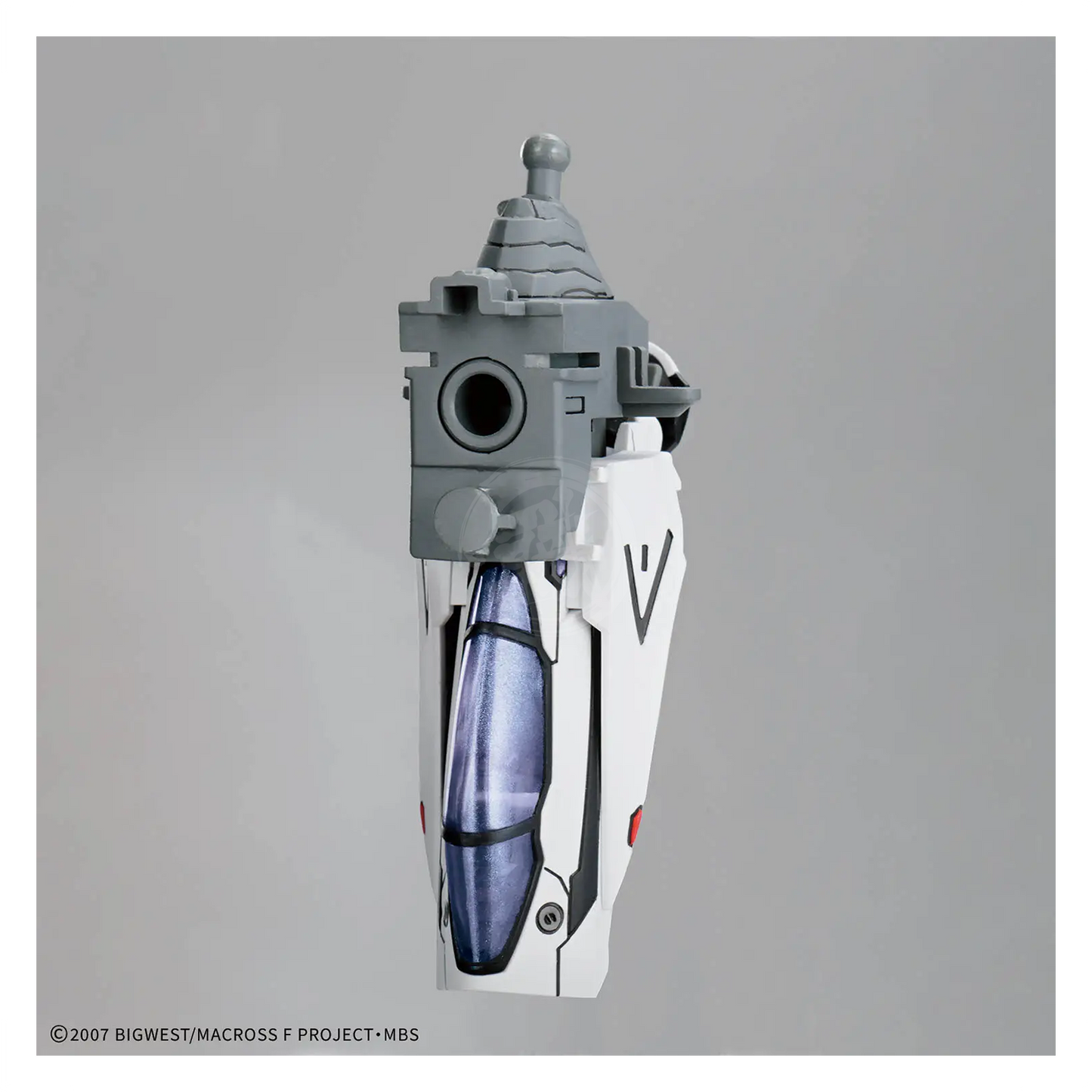 Bandai HG VF-25F Messiah Valkyrie Alto Custom model kit with detailed parts in a deluxe set, featuring a sleek fighter jet design.