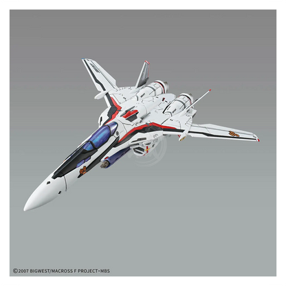 Bandai HG VF-25F Messiah Valkyrie Alto Custom model kit with detailed parts and vibrant colors in a deluxe set.