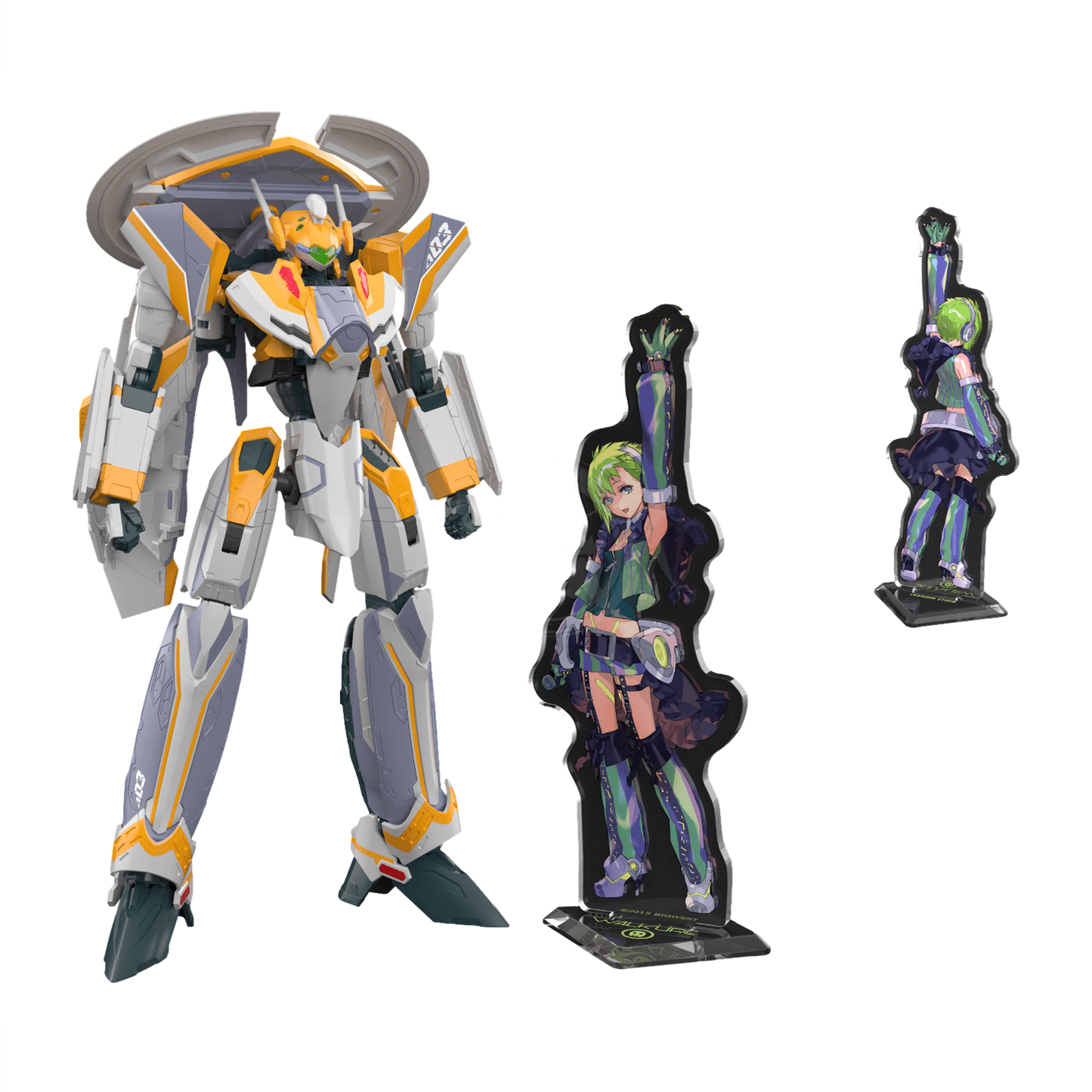 HG VF-31E Siegfried [Chuck Mustang Custom] [Deluxe Set]