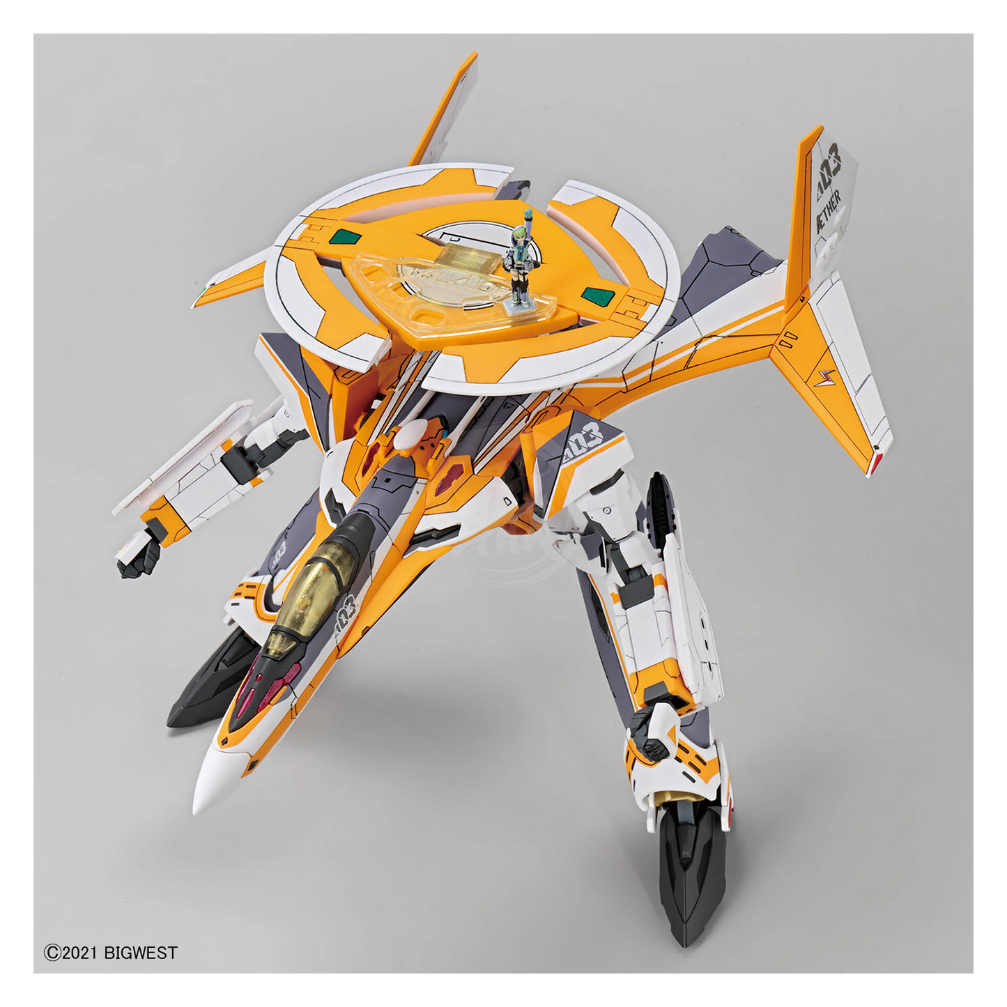 HG VF-31E Siegfried [Chuck Mustang Custom] [Deluxe Set]