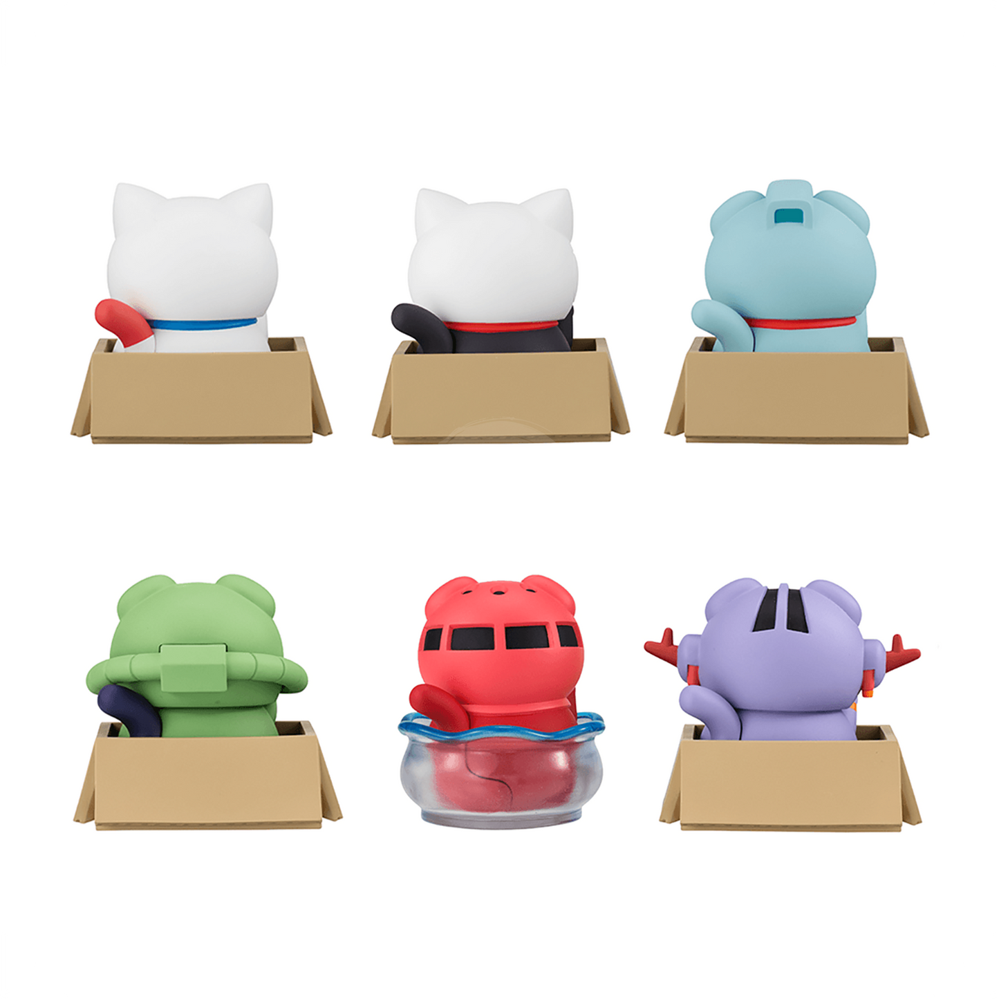 Mega Cat Project Mobile Suit Nyandam [Lucky Cat Set ] [Set of 6]