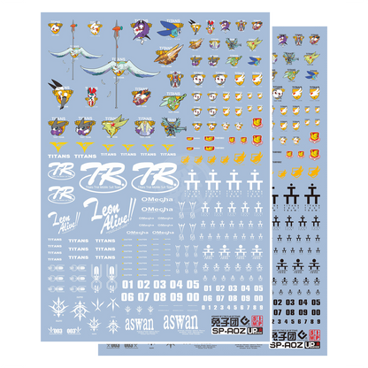 A.O.Z : Titans Test Team Waterslide Decals