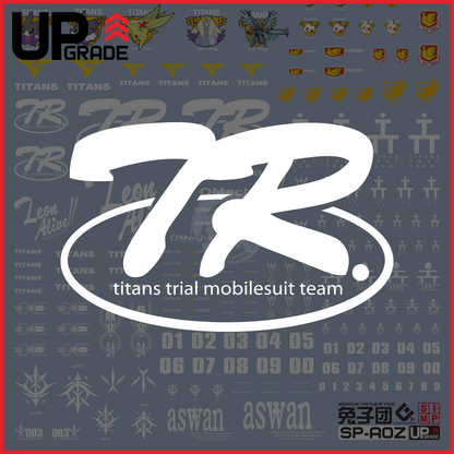 A.O.Z : Titans Test Team Waterslide Decals