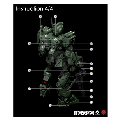 HG Black Dog Squad Waterslide Decals