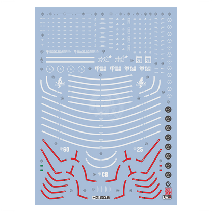 HG Gaia's/Ortega's Rick Dom [GQ] Waterslide Decals [UV]