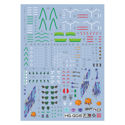 HG GFreD [GQ] Waterslide Decals [UV]