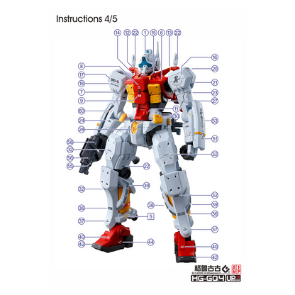 HG "Mobile Suit Gundam GQuuuuuuX" Decals [Multiuse] - Set 4 [Gelgoog]