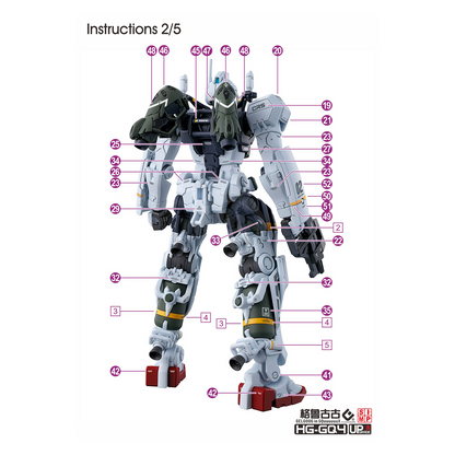 HG "Mobile Suit Gundam GQuuuuuuX" Decals [Multiuse] - Set 4 [Gelgoog]