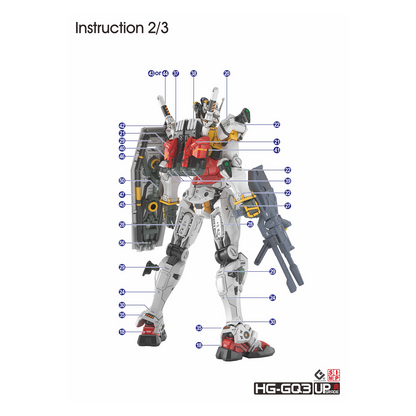HG "Mobile Suit Gundam GQuuuuuuX" Decals [Multiuse] - Set 3 [Gundam]
