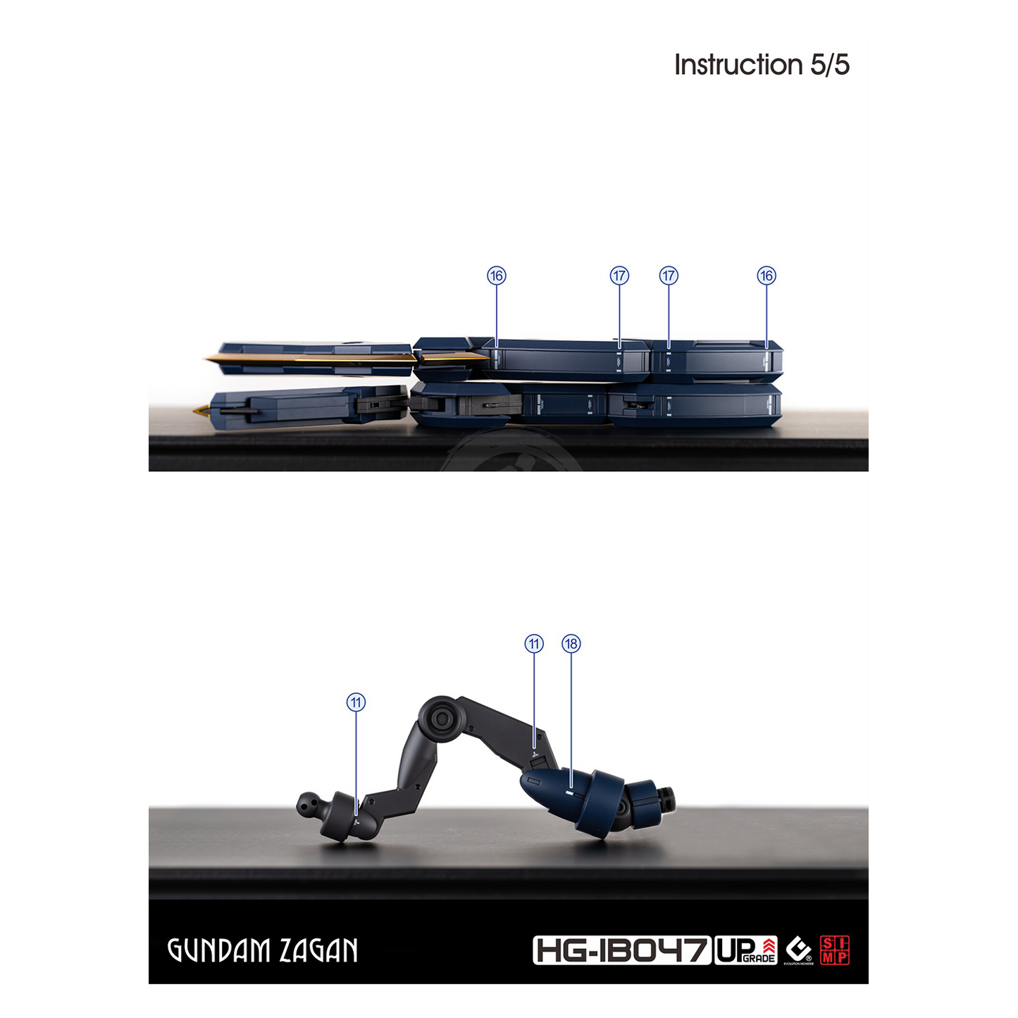 HG Gundam Zagan Waterslide Decals [UV]