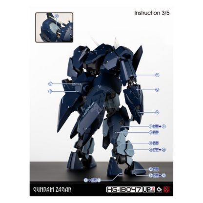 HG Gundam Zagan Waterslide Decals [UV]