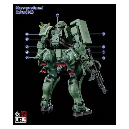 HG "Mobile Suit Gundam GQuuuuuuX" Decals [Multiuse] - Set 2 [Zaku]
