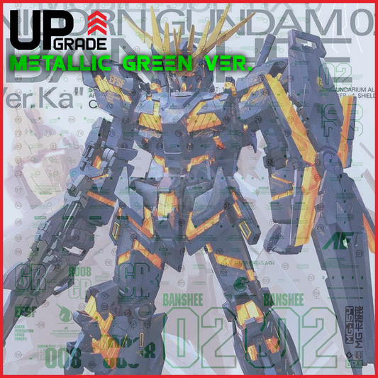 MG Unicorn Gundam Unit-02 Banshee Ver.Ka Waterslide Decals [Metallic Green Ver.]