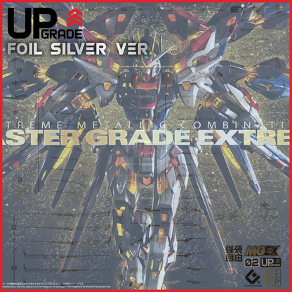 MGEX Strike Freedom Gundam Waterslide Decals [Foil Silver Ver.]