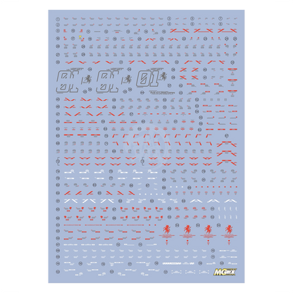 MGEX Unicorn Gundam Ver.Ka Waterslide Decals [UV]