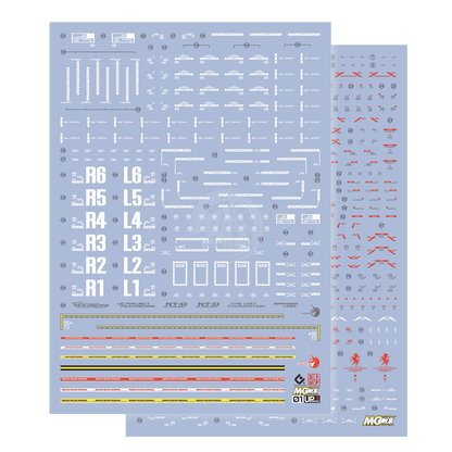 MGEX Unicorn Gundam Ver.Ka Waterslide Decals [UV]